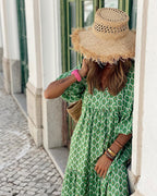 Isabel | Lange Boho Jurk