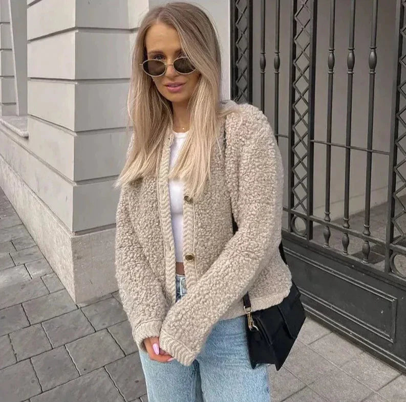 LALUNA® | TEDDY CARDIGAN