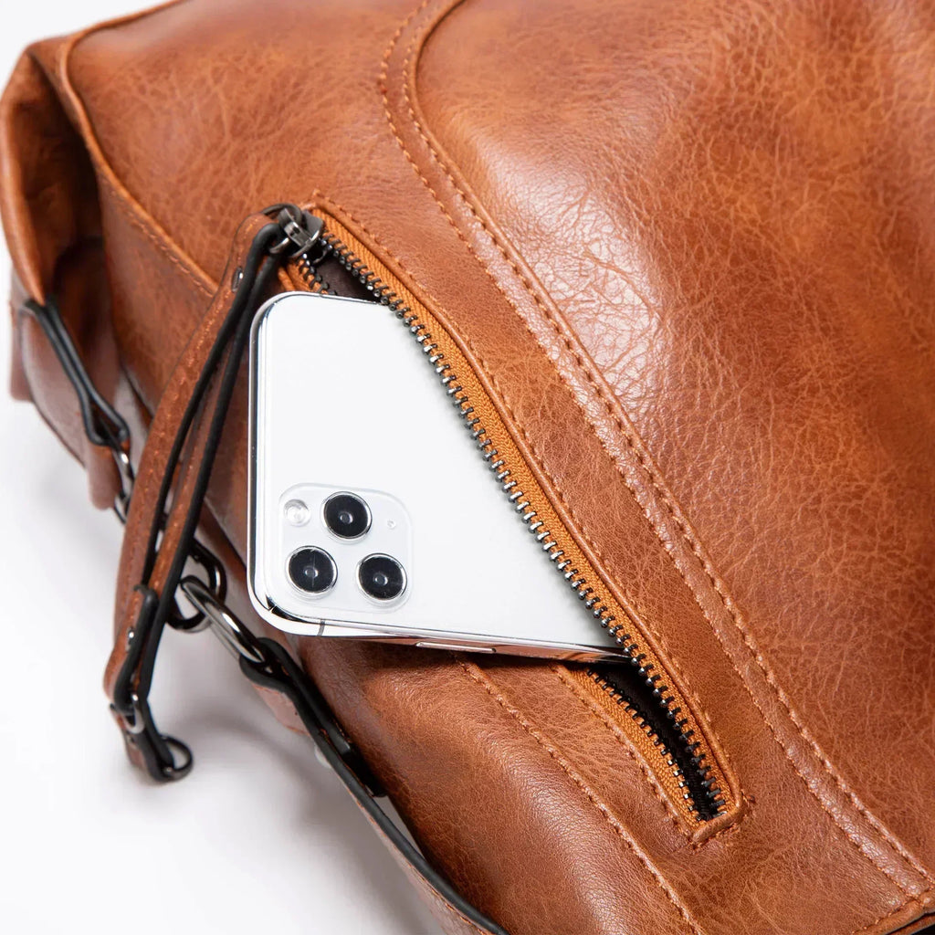 LALUNA® | VINTAGE LEREN TAS