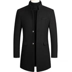 Laluna® | Kasjmier-wollen heren trenchcoat