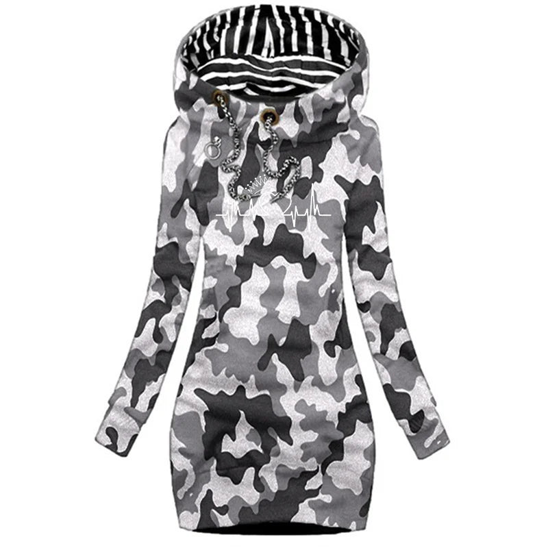 Julia | Stijlvolle Lange Winter jurk/trui