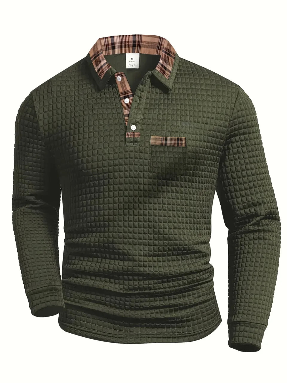 Laluna® |  Polo Shirt met Gestreept Motief