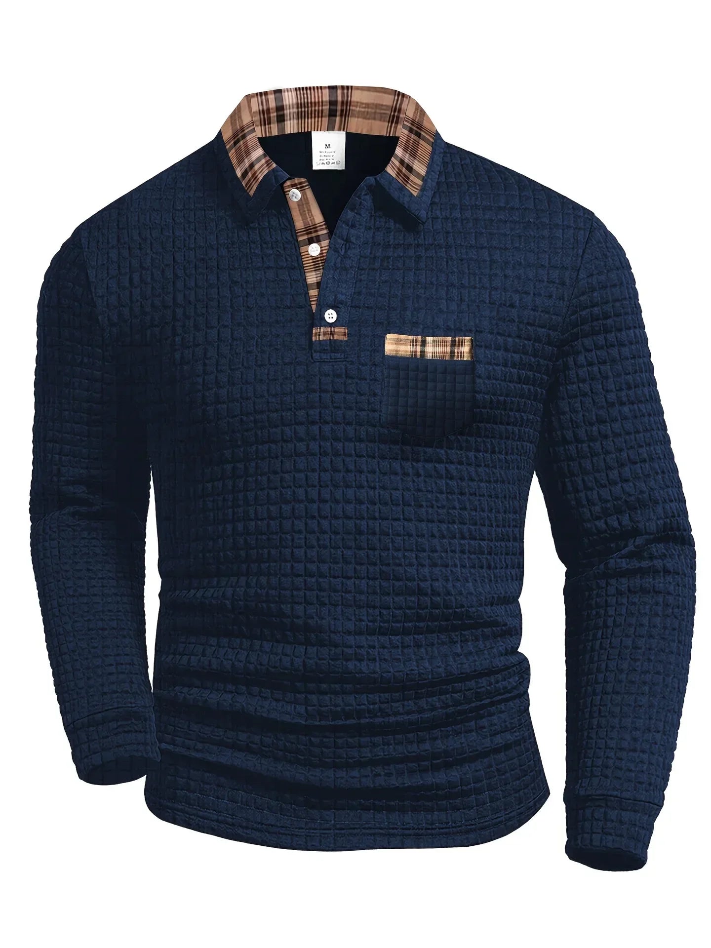 Laluna® |  Polo Shirt met Gestreept Motief
