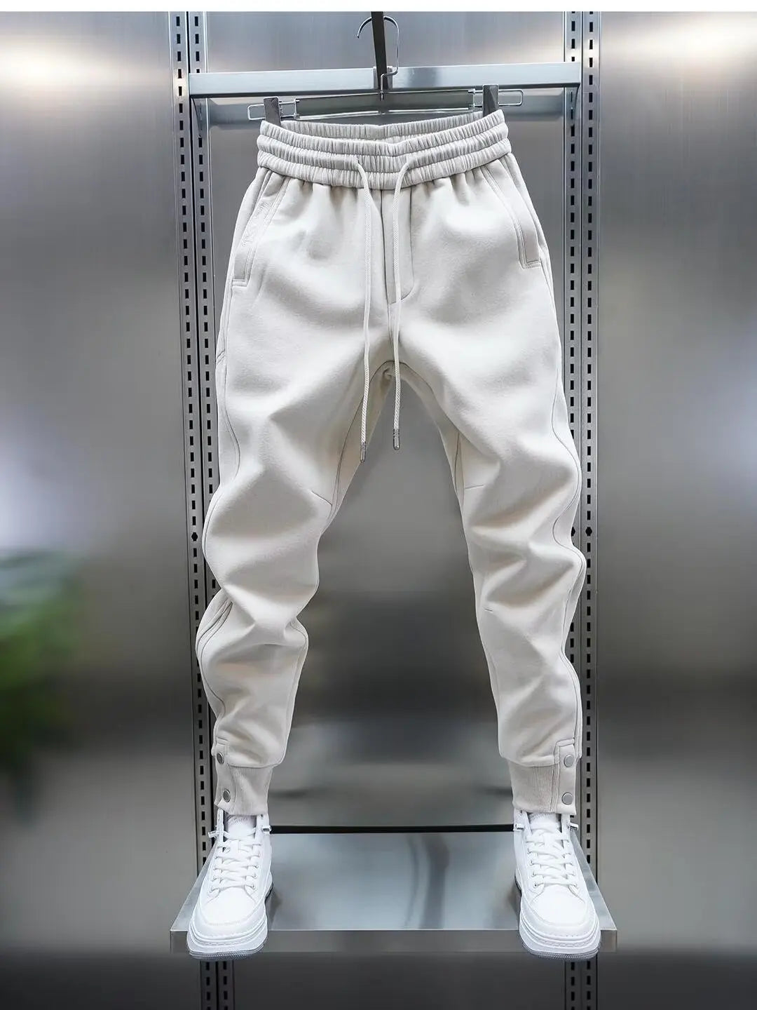 Laluna® | Casual Slim Fit Broek Met Zakken
