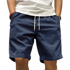 Laluna® | Casual korte broek in velours met ribbels