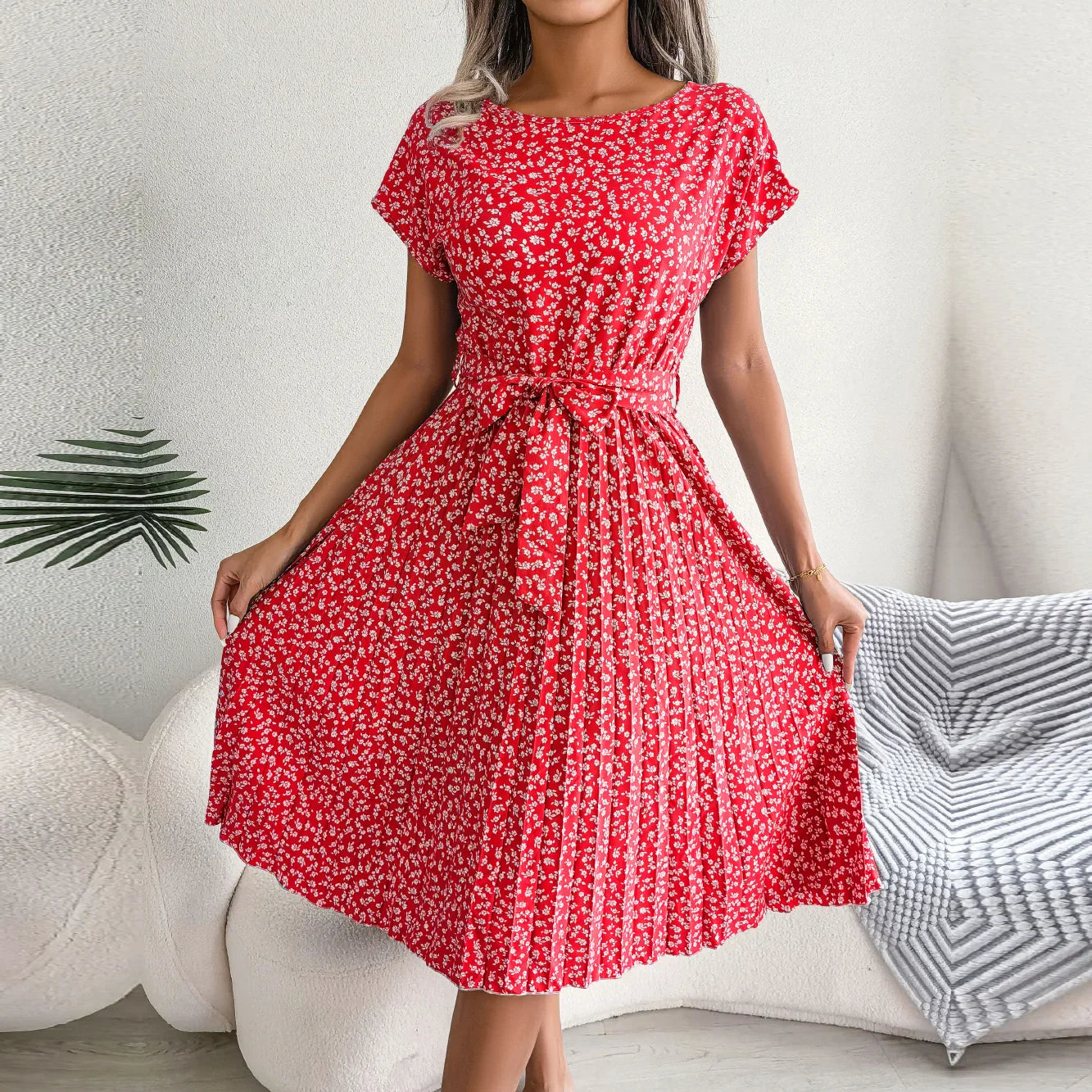 Laluna® | Dames Lente/Zomer Bloemenjurkje