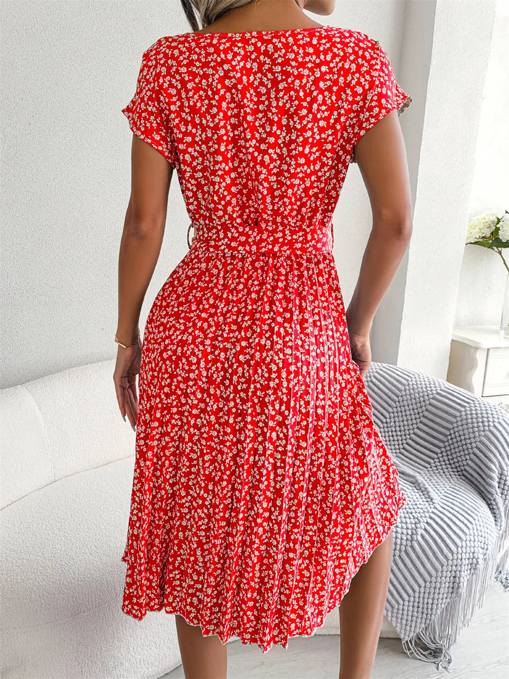 Laluna® | Dames Lente/Zomer Bloemenjurkje