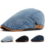 Laluna® | Premium Denim Flat Cap