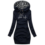 Laluna® | Stijlvolle Lange Winter jurk/trui