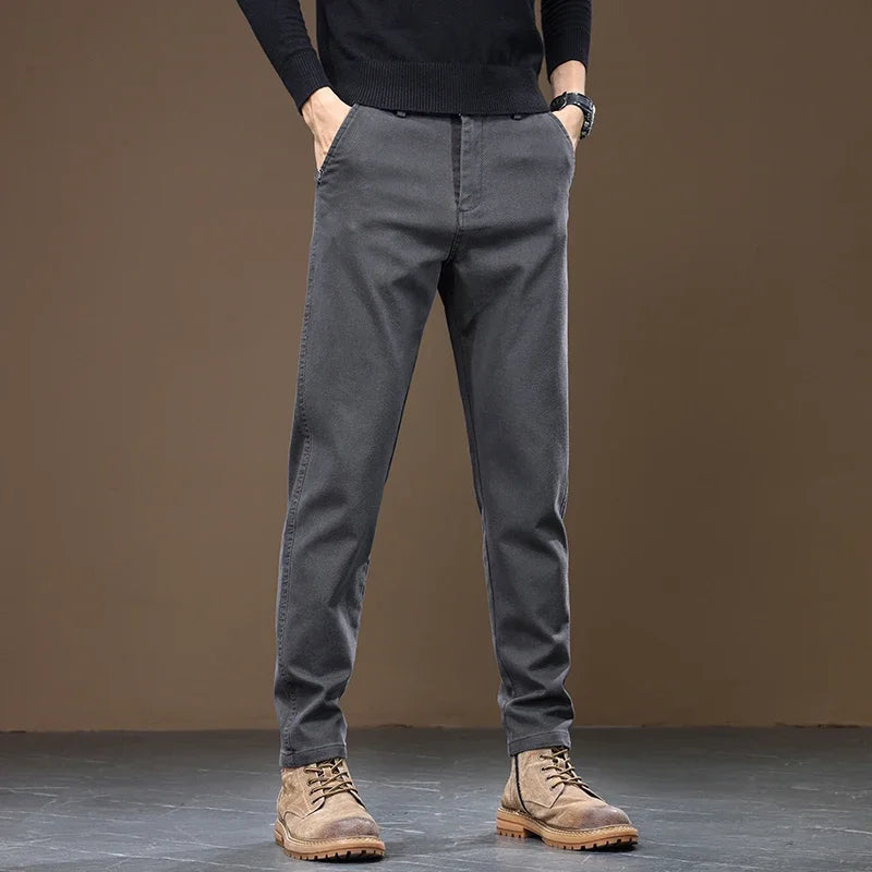 Casual Rechte Broek Voor Mannen