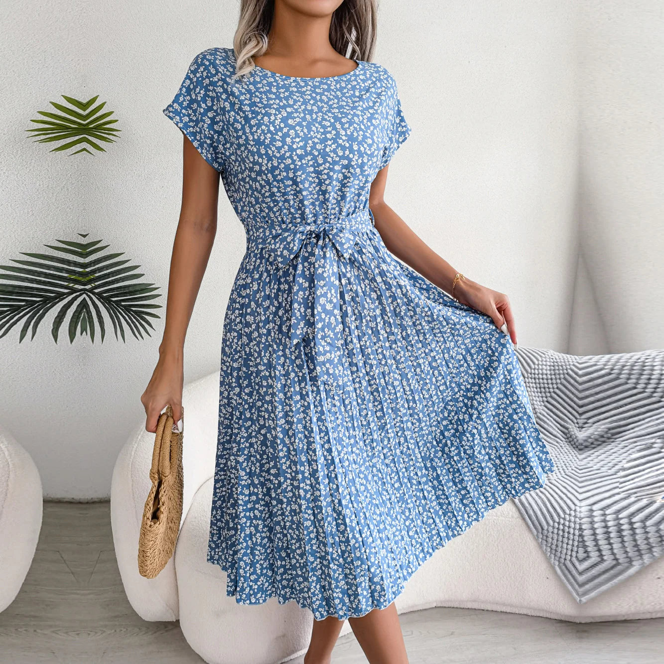 Laluna® | Dames Lente/Zomer Bloemenjurkje