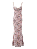 Laluna® | Roze Camouflage Bloemenjurk