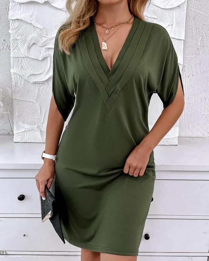 Laluna® | Elegante V-hals jurk 2+1 Gratis