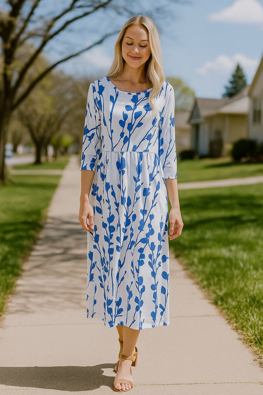 Laluna® | Jurk met Bloemenprint