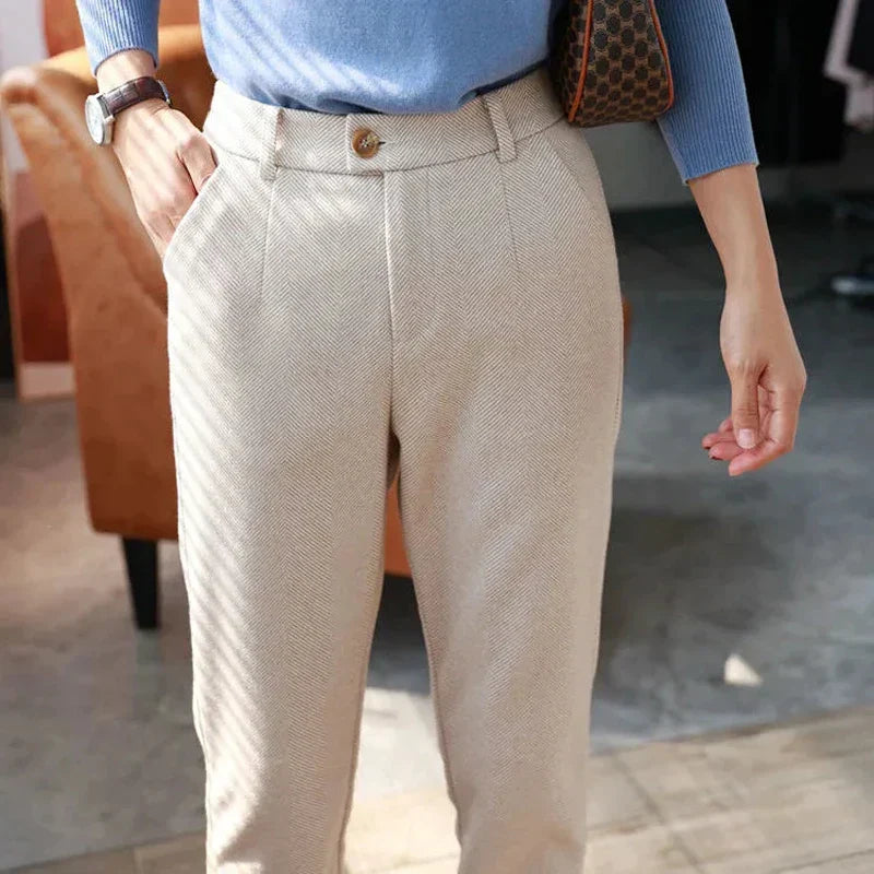 Eva | Stijlvolle Hoge Taille Broek
