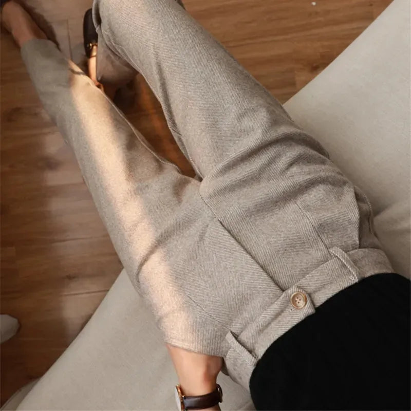 Laluna® | Stijlvolle Hoge Taille Broek