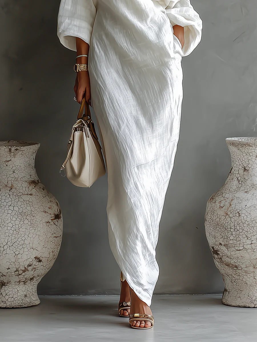 Elise | Asymmetrische Elegante Maxi Jurk