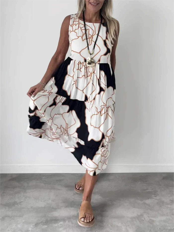 Laluna® | Comfortabele Bloemenjurk