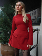 Laluna® | Korte jurk met splitmouwen