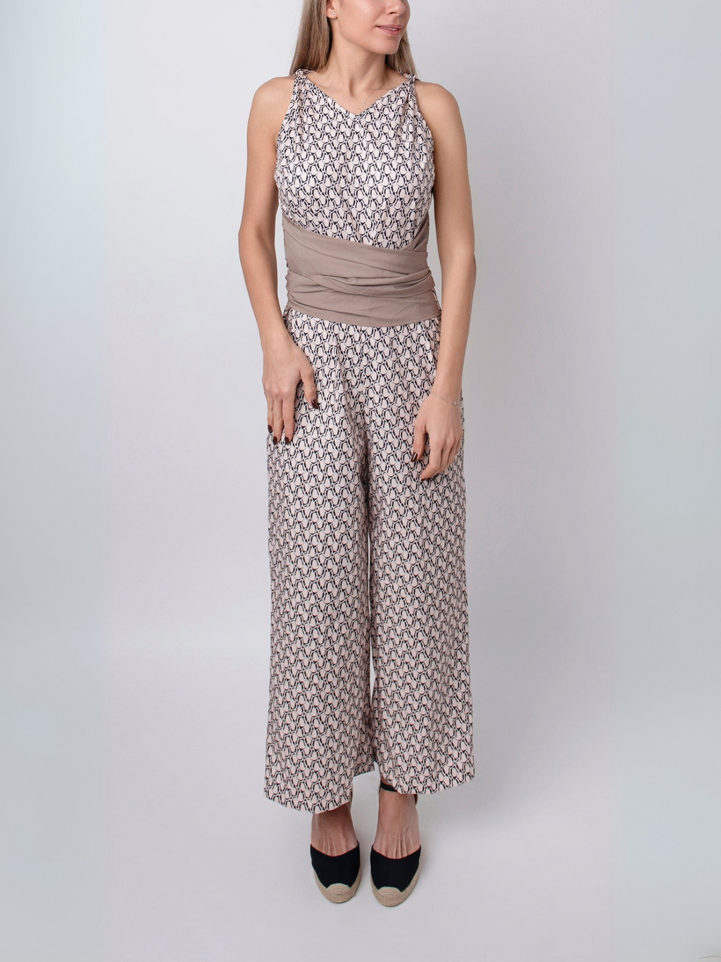 Laluna® | Mouwloze Jumpsuit met ronde hals