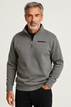 Casual fleece trui voor heren