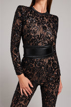 LALUNA® | JUMPSUIT MET KANT