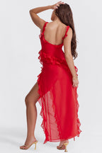 Laluna® | Stralende Jurk met Ruffles