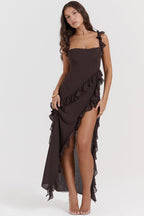 Laluna® | Maxi jurk Met Ruches