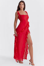 Laluna® | Maxi jurk Met Ruches
