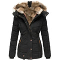Laluna® | Warme winterjas met bontvoering