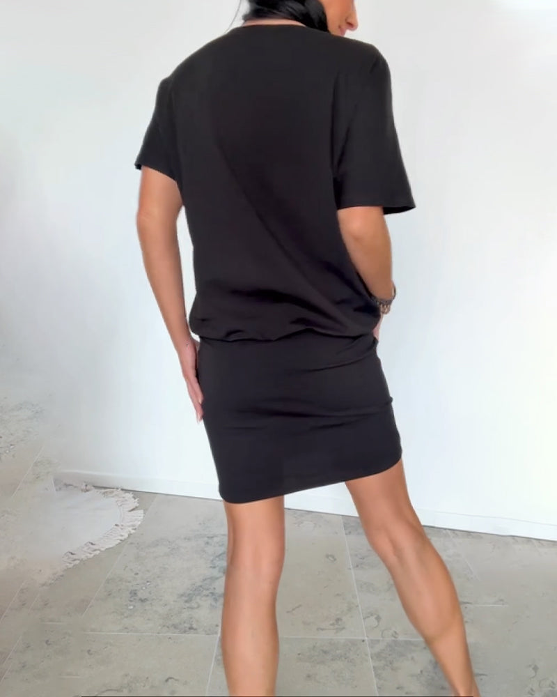 Laluna® | Zomerse Katoenen Korte Jurk