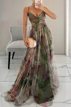 Victoria | Prachtige maxi jurk met bloemenprint