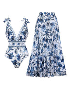 Bloom Set – Badpak met lange rok