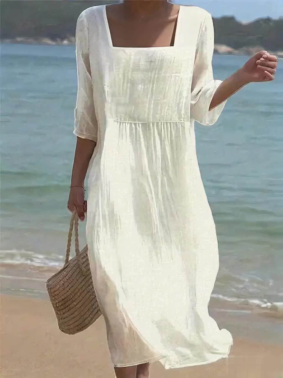 Laluna® | Casual linnen dress