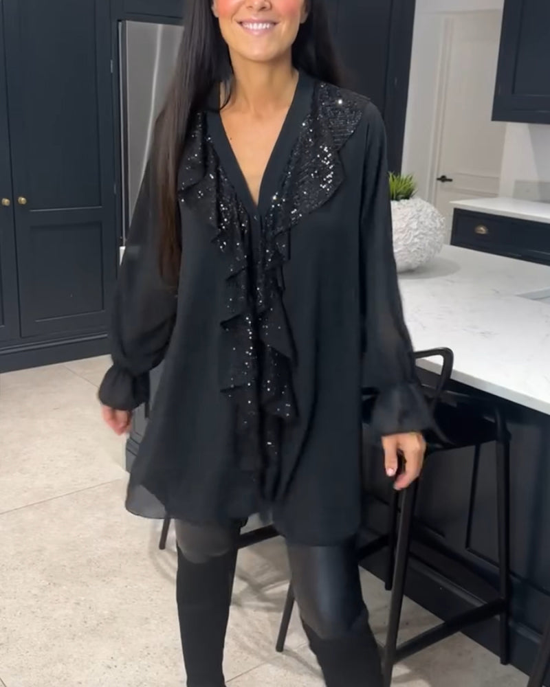 Laluna® | Stijlvolle Blouse met Ruffles