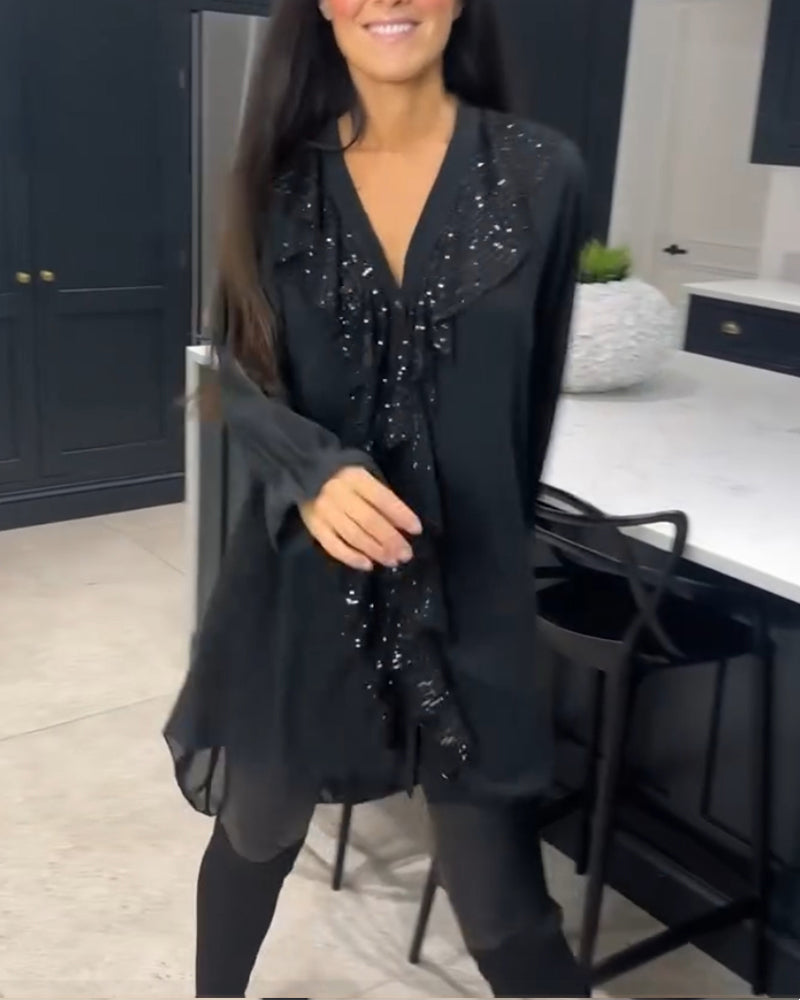 Laluna® | Stijlvolle Blouse met Ruffles