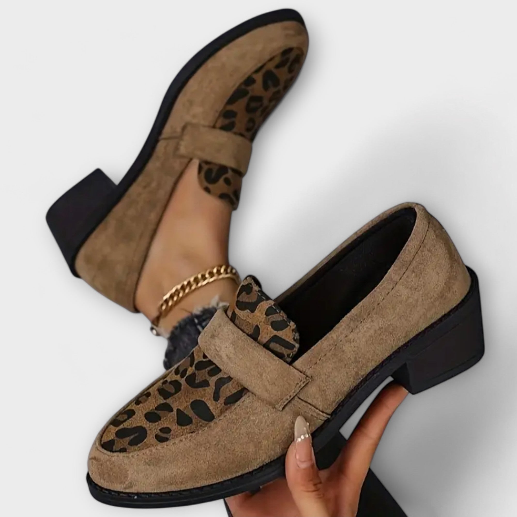 Karla - Elegante Dameschoenen met Luipaardprint