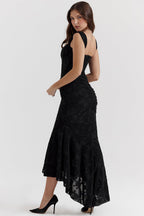 Laluna® | Getextureerd Maxi Jurk