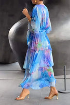 Sophie | Elegante Chiffon Jurk