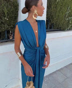 Cordelia | Elegante Drapé Jurk