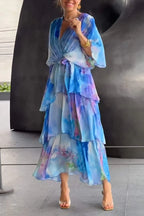 Sophie | Elegante Chiffon Jurk