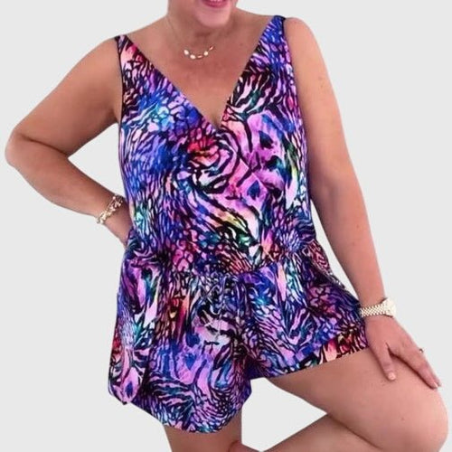 Eva | Elegant Badpak met V-hals