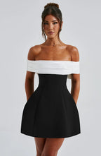 Laluna® | Mini Dress - Black/White