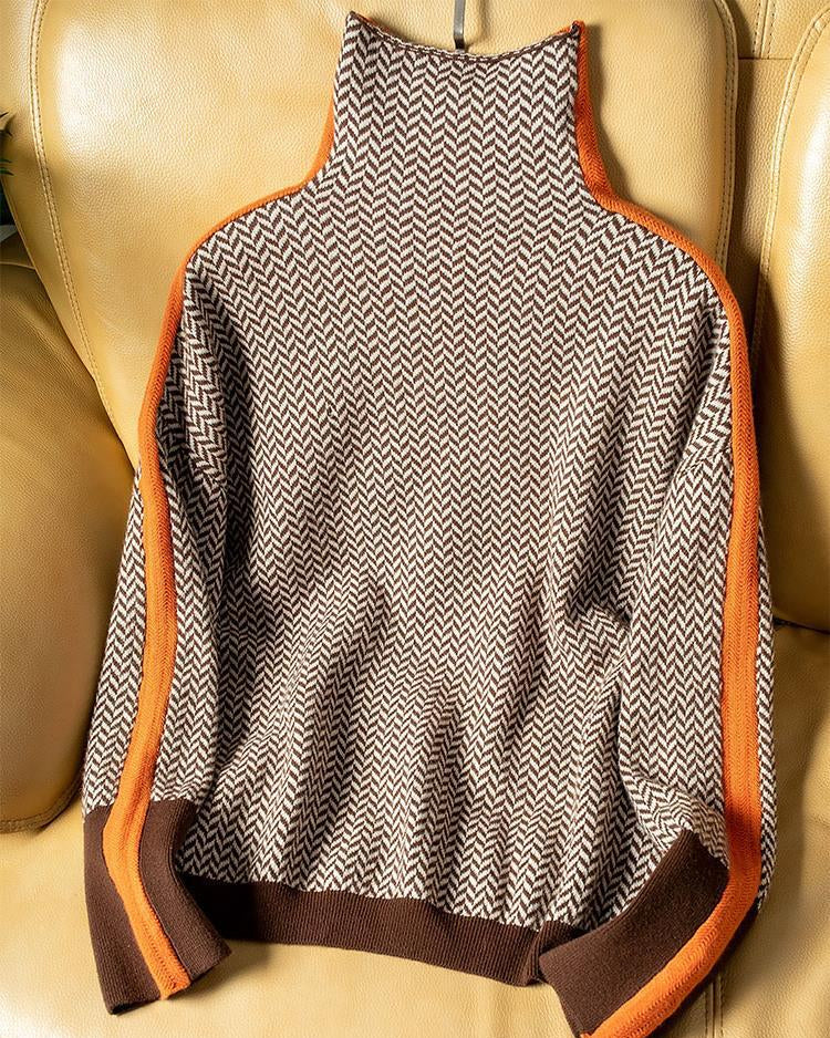 Laluna® | Coltrui met hoge kraag