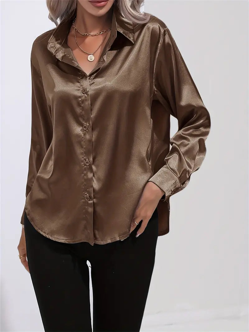 LALUNA® | SATIJNEN BLOUSE