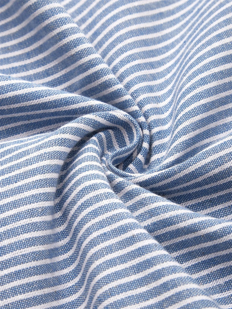 Julia | Gestreepte Midi Jurk