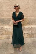 Elodie | Elegante maxi-jurk met V-hals