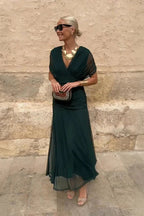 Elodie | Elegante maxi-jurk met V-hals