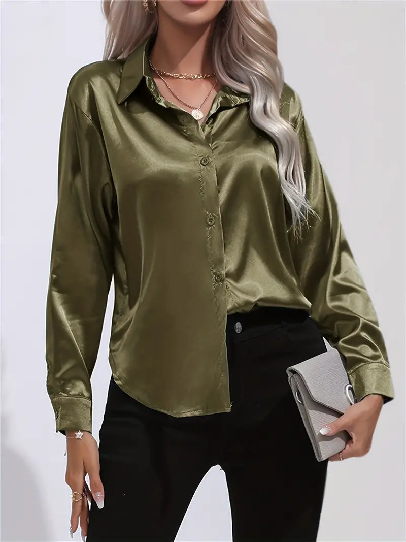LALUNA® | SATIJNEN BLOUSE