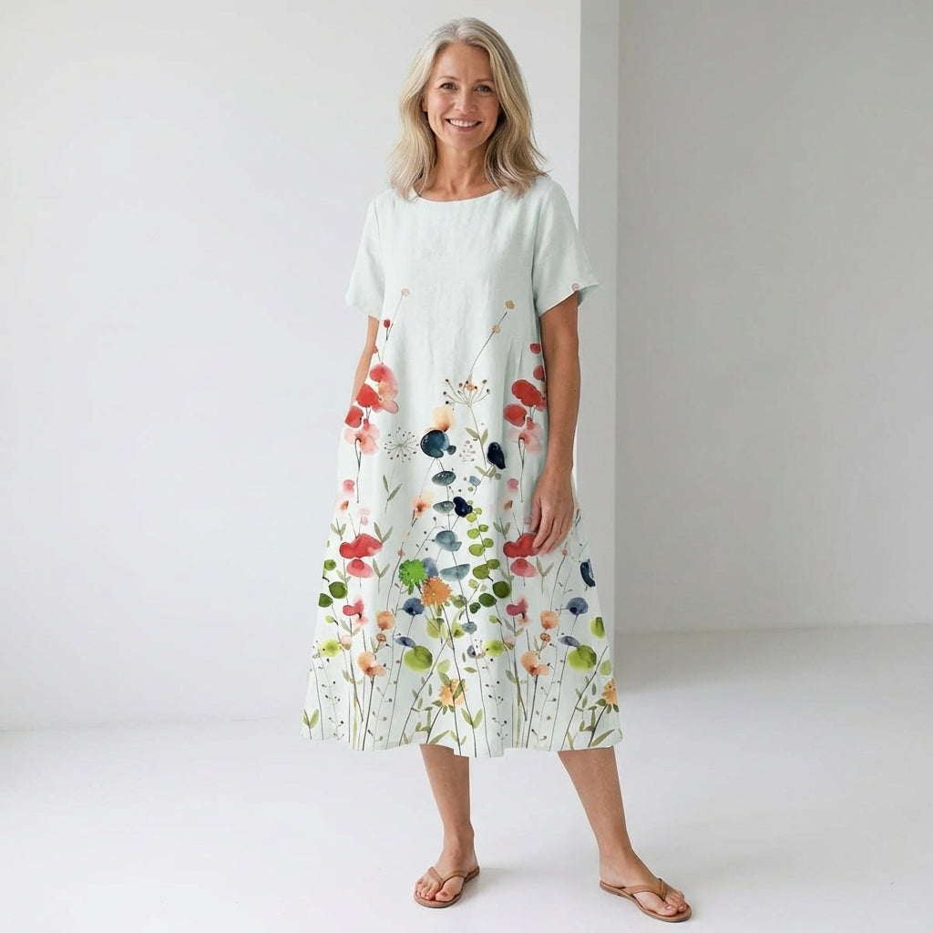 Laluna® | Bloemige Zomerjurk 1+1 Gratis
